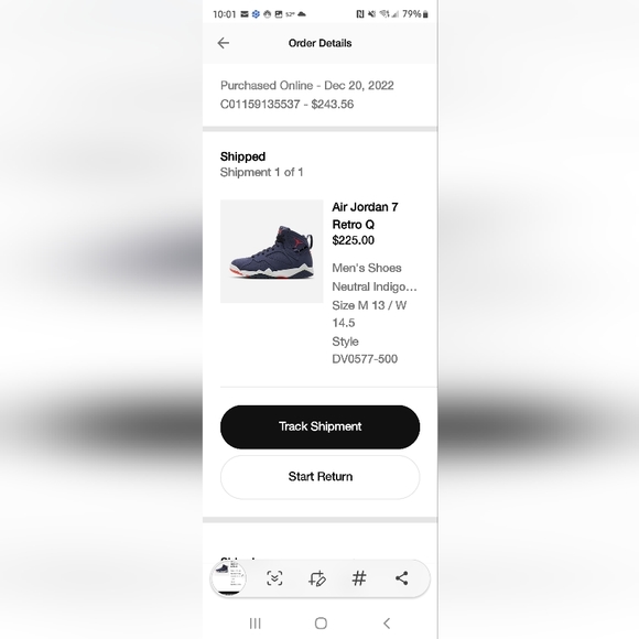 Jordan Retro 7 “Quai 54” sneakers, New in Box, M13 - Picture 12 of 12